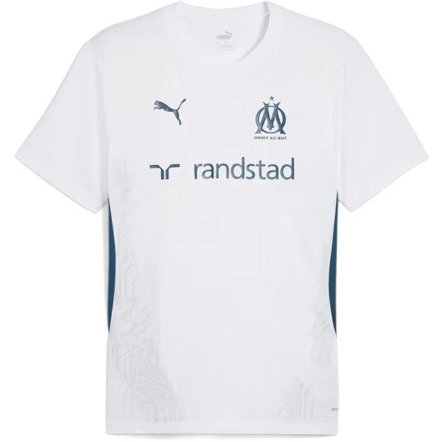 PUMA Olympique Marseille Training Shirt - White - Mens