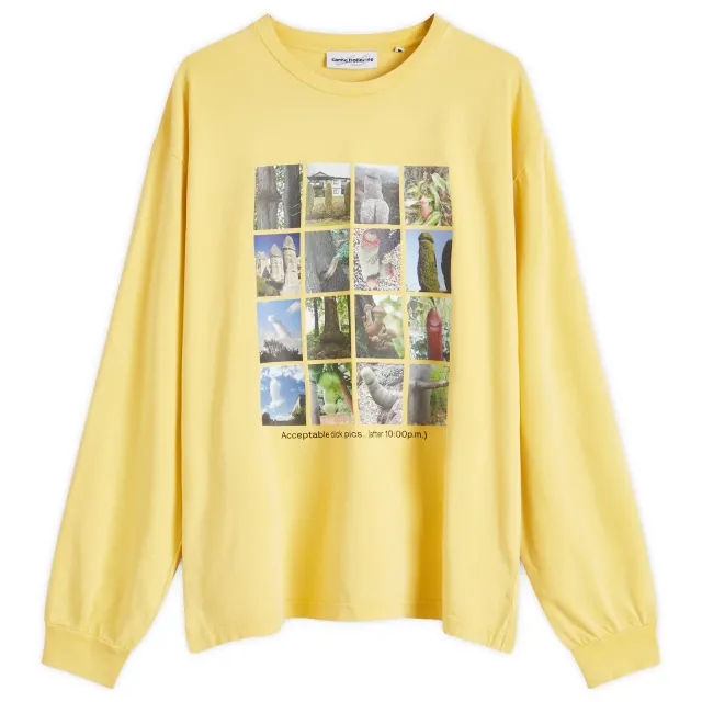 Crocs Carne Bollente Men's Acceptable Dick Picks Long Sleeve T-Shirt Yellow
