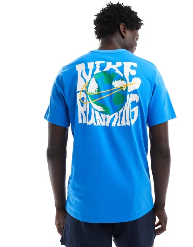 Nike Running Energy Graphic T-Shirt In Blue