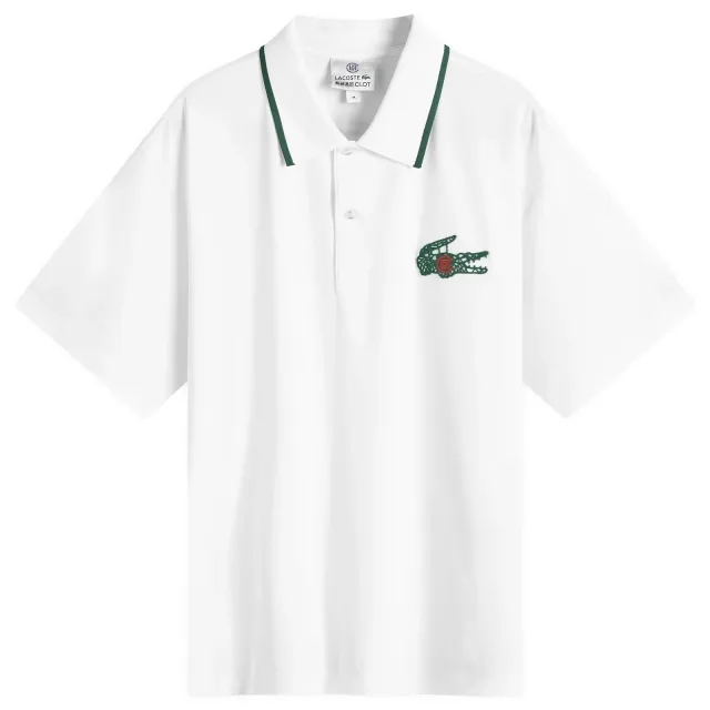 Lacoste X Clot Chemise Col Bord-Cotes Ma Men Polos White