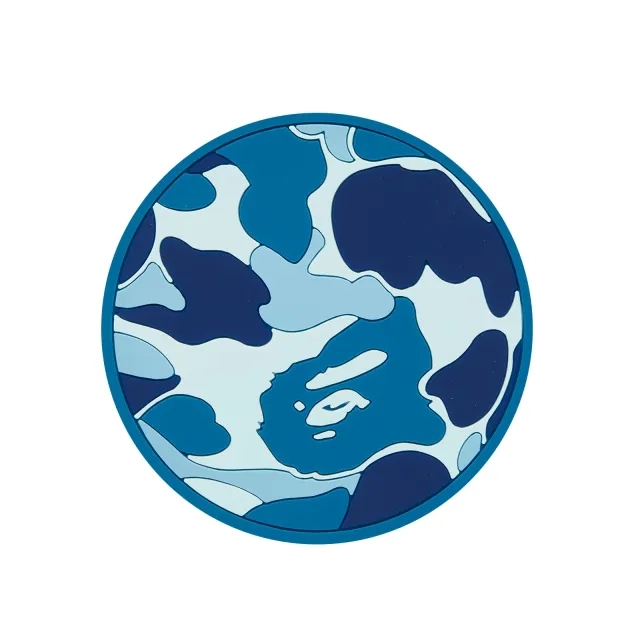 A Bathing Ape Men's ABC Camo Rubber Coaster Blue