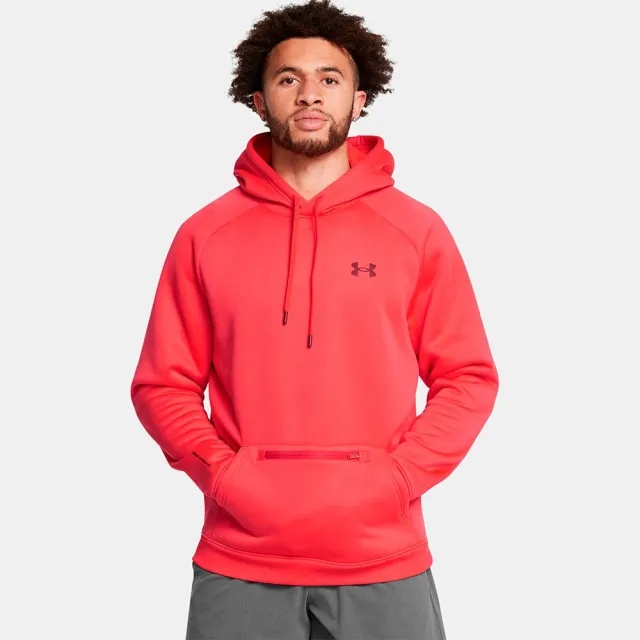 Under Armour Men's Armour Fleece® Pro Kanga Hoodie Racer Red / Black XL