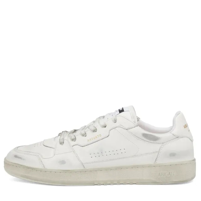 Axel Arigato Men's Dice Lo Distressed Sneaker White/Off White