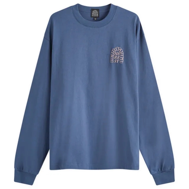 Heresy Men's Arch Logo Long Sleeve T-Shirt Navy