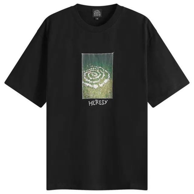 Heresy Spiral Tee - Black