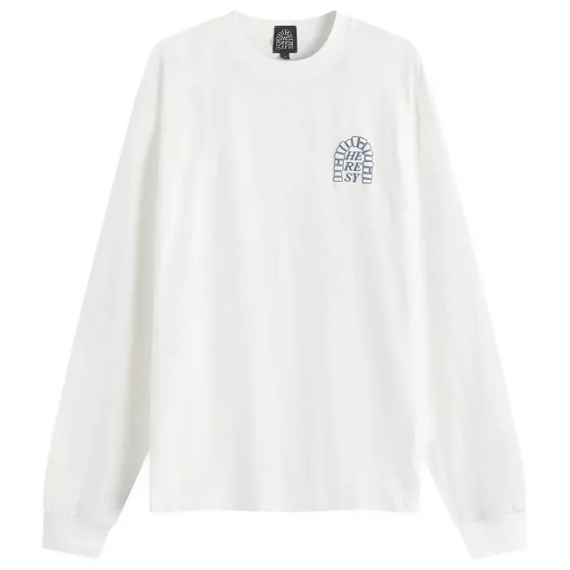 Heresy Men's Arch Logo Long Sleeve T-Shirt Ecru