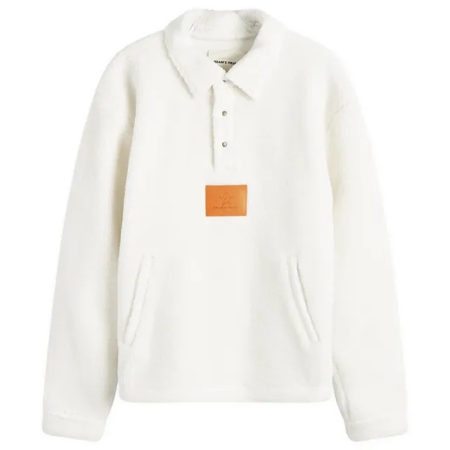 Bram's Fruit Men's Pullover Fleece Sweatshirt White