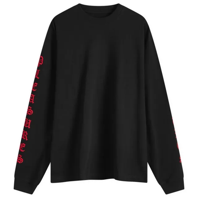Pleasures Men's OE Heavyweight Long Sleeve T-Shirt Black