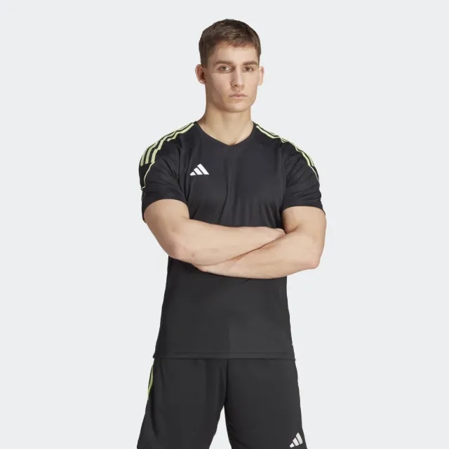 adidas  TIRO 23 JSY  men's T shirt in Black