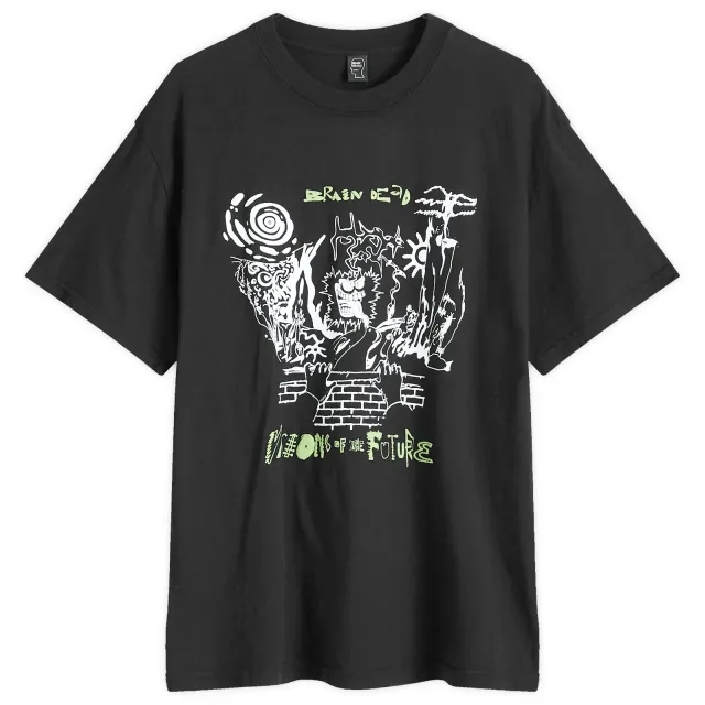 Brain Dead Men's Visions of the Future T-Shirt Black