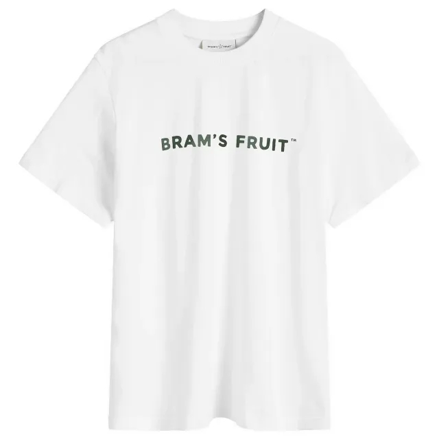 Bram's Fruit Men's Logo T-Shirt White