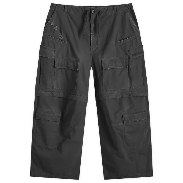 Balenciaga Men's Cargo Pants Black