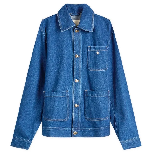 Bram's Fruit Men's Denim Chore Jacket Indigo