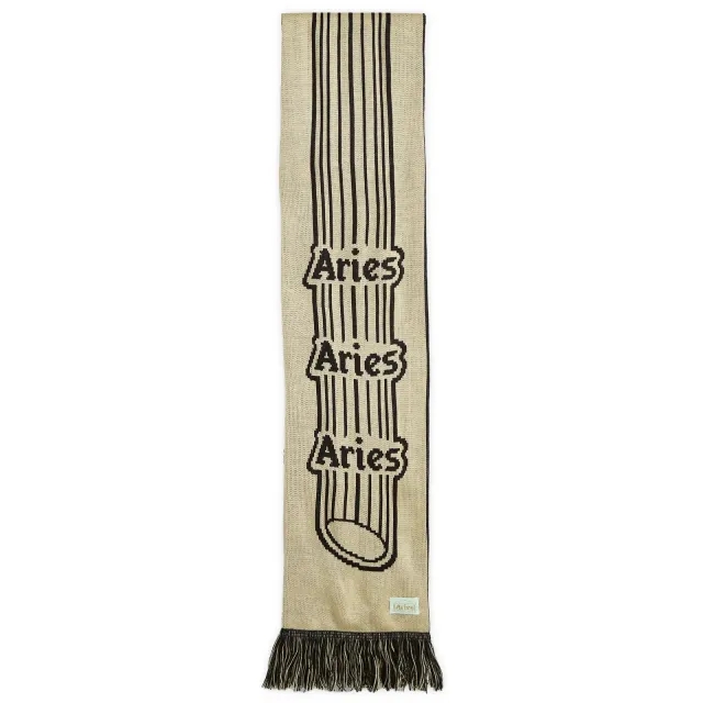 Aries Men's Column Scarf Black