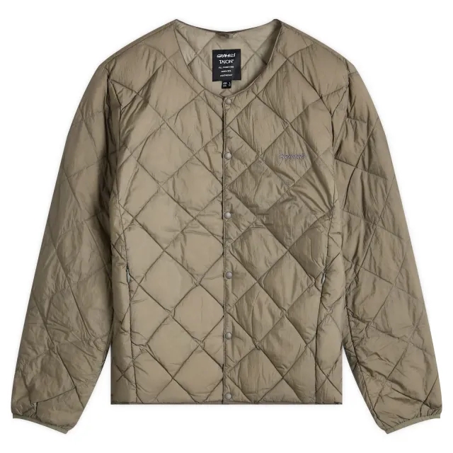 Gramicci Men's x Taion Inner Down Jacket Stone Grey
