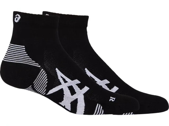 Asics Cushion Run Quarter Running Socks (2 Pack) - SS25