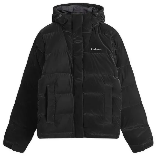 Columbia Women's Bulo Point Down Jacket Black Velvet Sheen