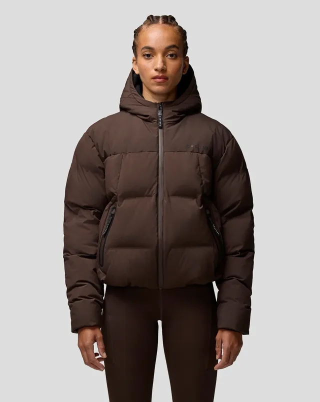 Castore Women’s Quilts Long Sleeve Puffer Jacket - Brown