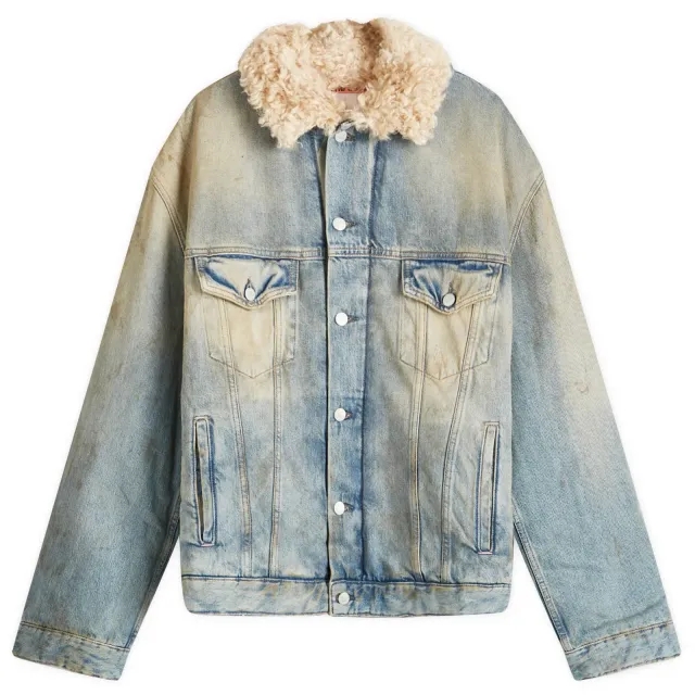 Acne Studios Men's Robert Lined Denim Jacket Penicillin