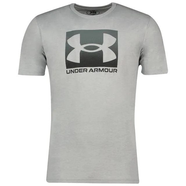 Men's  Under Armour  Boxed Sports Short Sleeve Mod Gray Light Heather / Black XXL