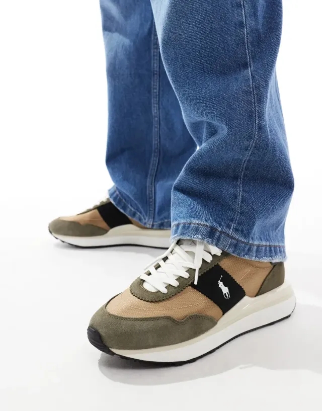 Polo Ralph Lauren Train 89 Trainer - Green - Size 11 - Green