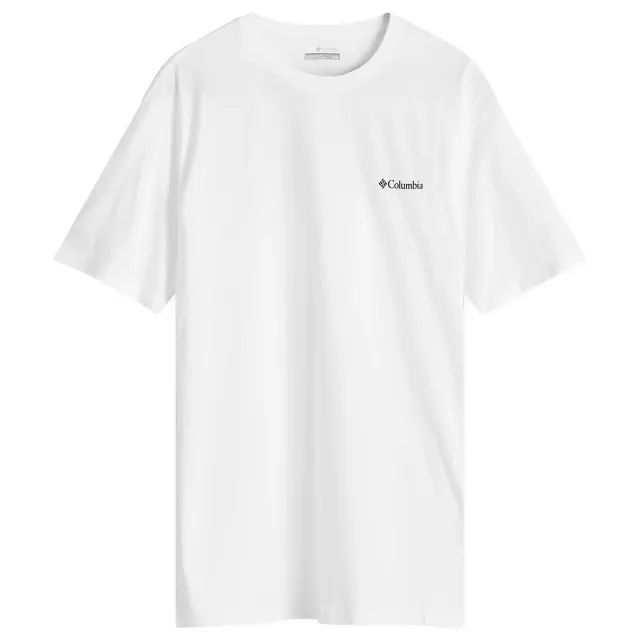 Columbia Rapid Ridge Back Ii Back Print T-Shirt In White