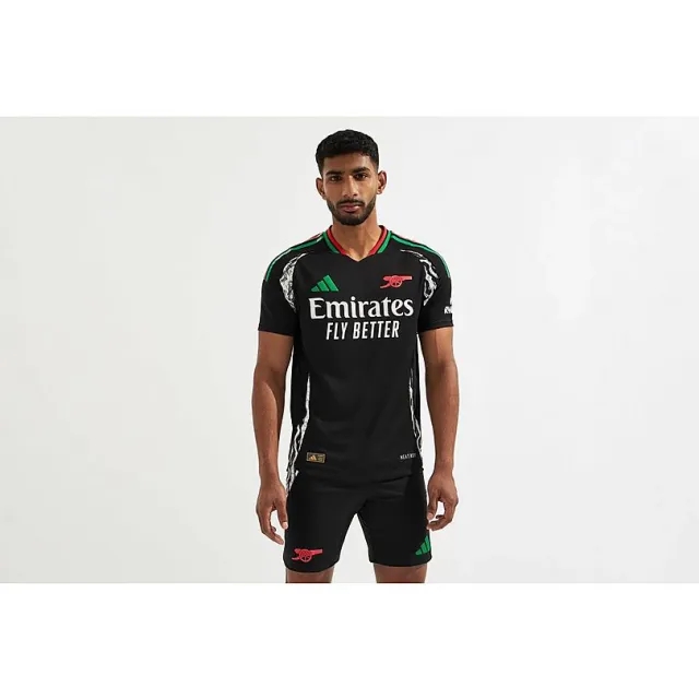 adidas Arsenal Mens SS Player Issue Away Shirt 2024/25