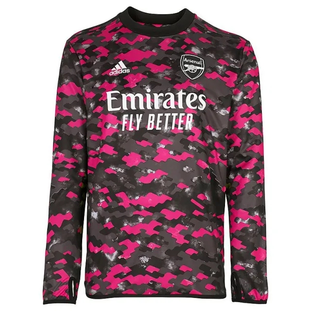 adidas Arsenal Mens LS Pre-Match Home Shirt 2021/22