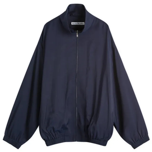 Acne Studios Men's Olando Fluid Viscose Jacket Navy