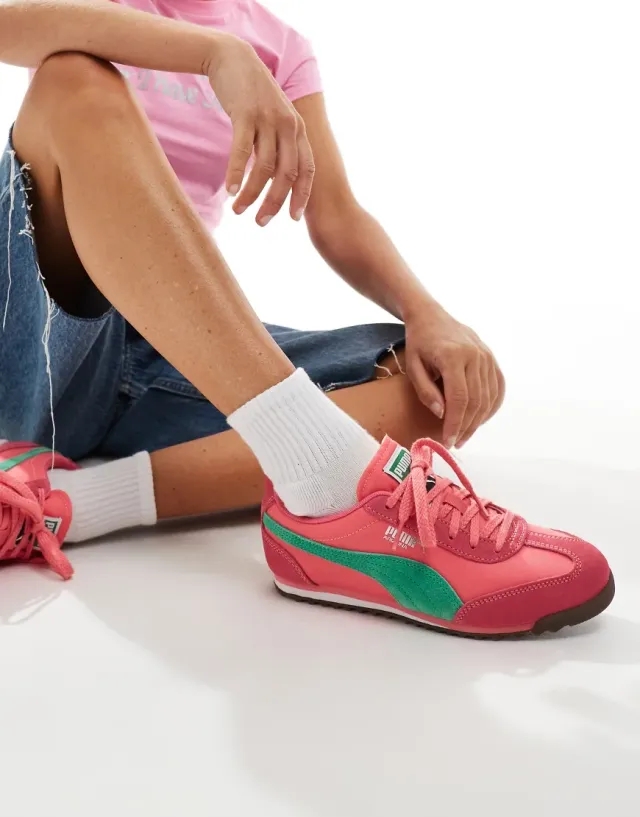 Puma Womens Arizona Trainer - Pink - Size 5 - Pink