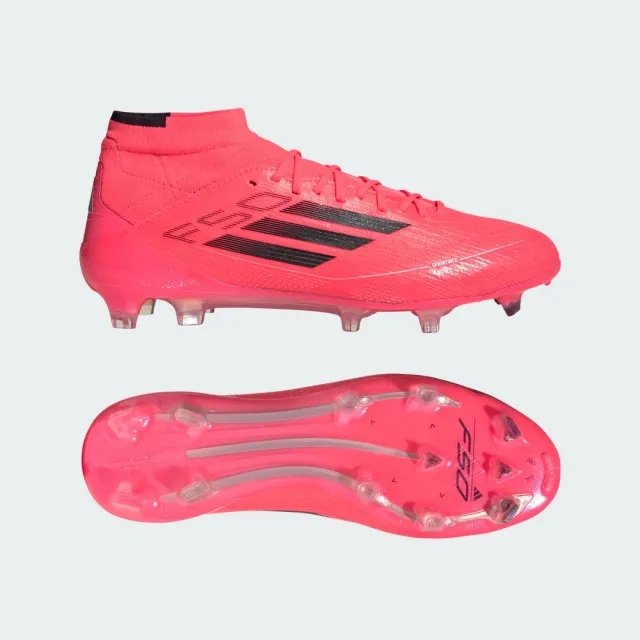 Adidas F50 Elite Mid Fg Vivid Horizon - Turbo/Aurora Black/Platin Metallic Women - ['Red']