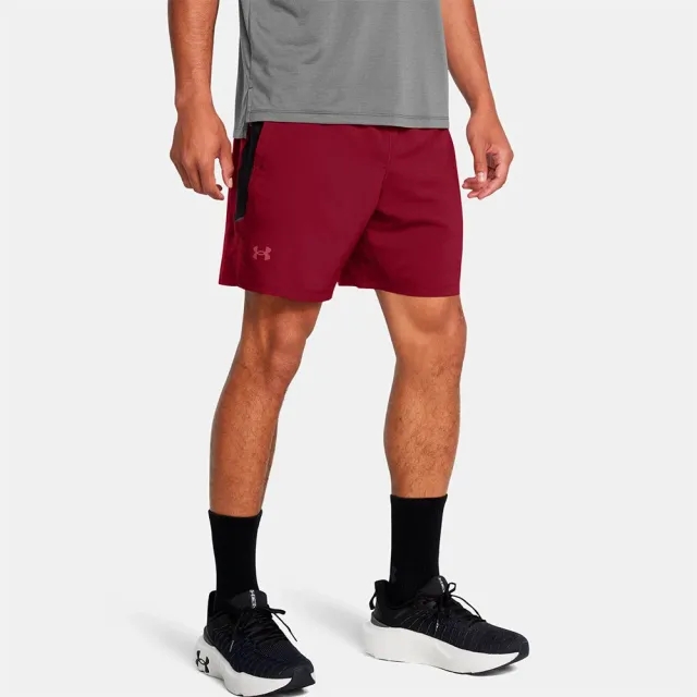 Men's  Under Armour  Launch Elite 2-in-1 7'' Shorts Cardinal / Black / Reflective M