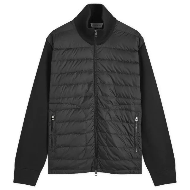 Moncler Men's Down Knit Jacket Black