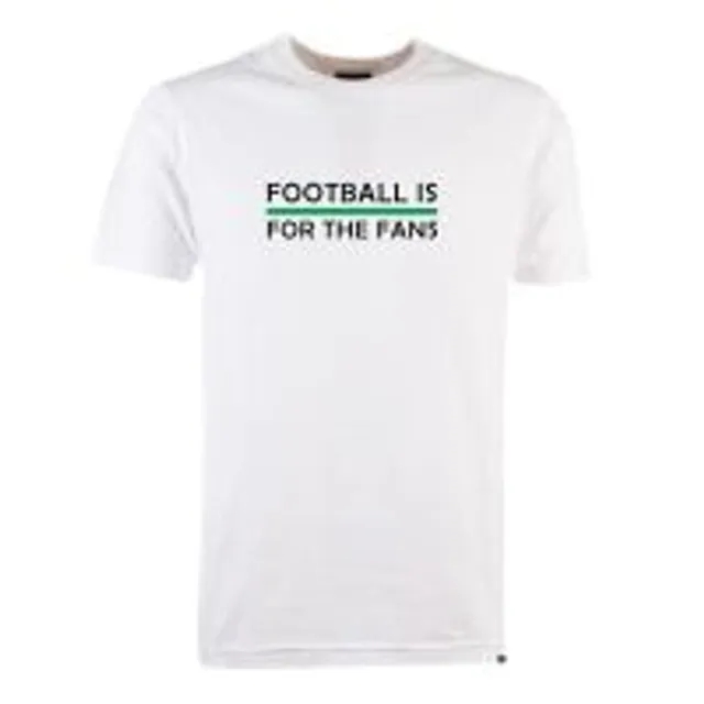 Emerald Football is for the Fans - White T-Shirt