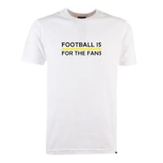Yellow Football is for the Fans - White T-Shirt