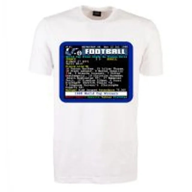 1998 World Cup Final France v Brazil Retrotext T-Shirt