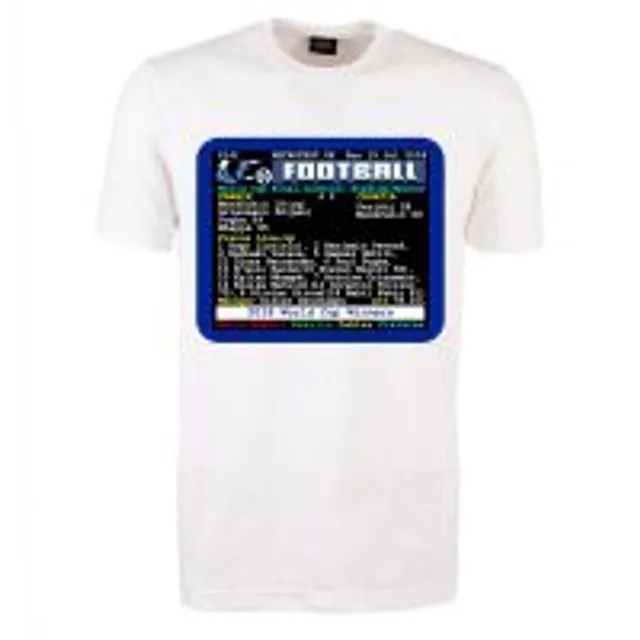 2018 World Cup Final France v Croatia Retrotext T-Shirt