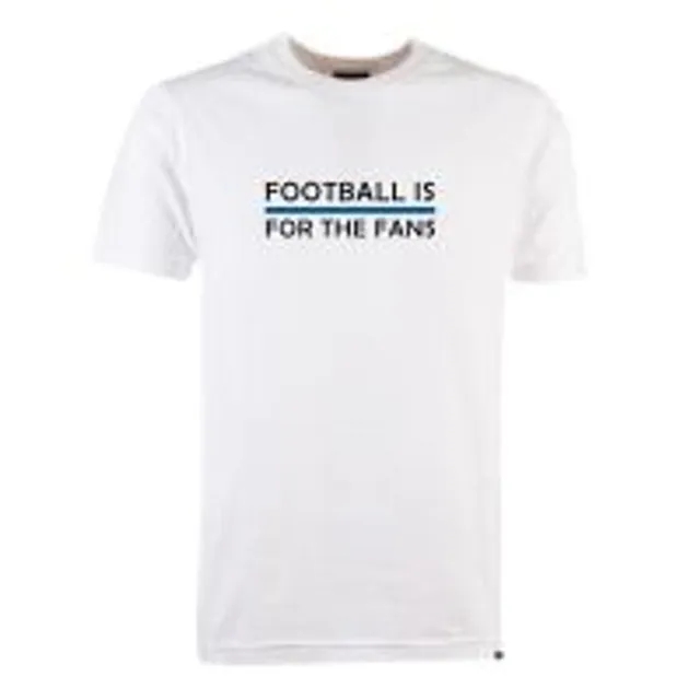 Blue Football is for the Fans - White T-Shirt