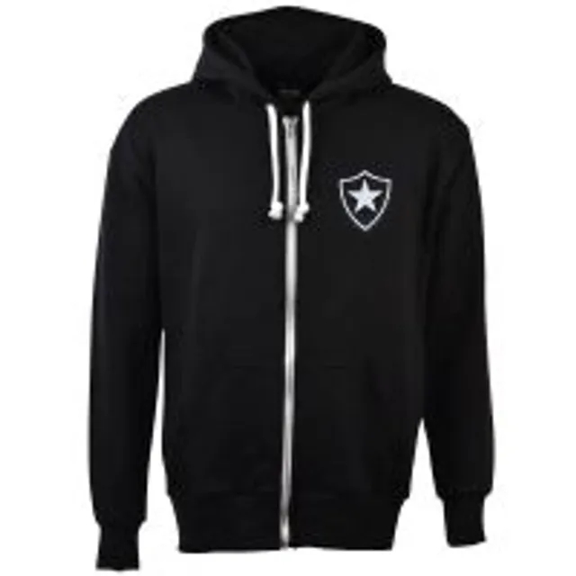 Botafogo Zipped Hoodie -  Black