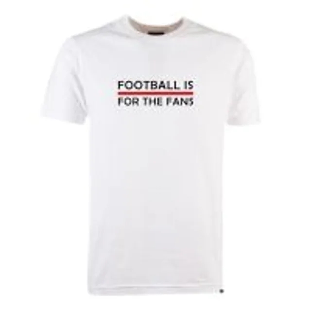 Red Football is for the Fans - White T-Shirt