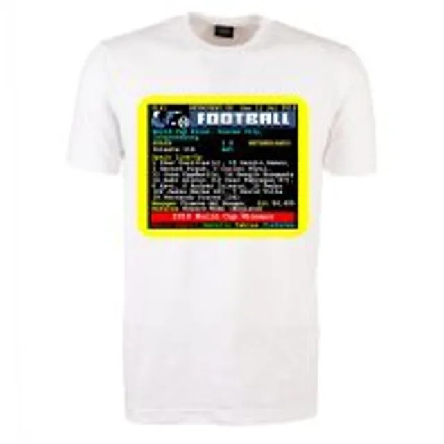 2010 World Cup Final Spain v Netherlands Retrotext T-Shirt