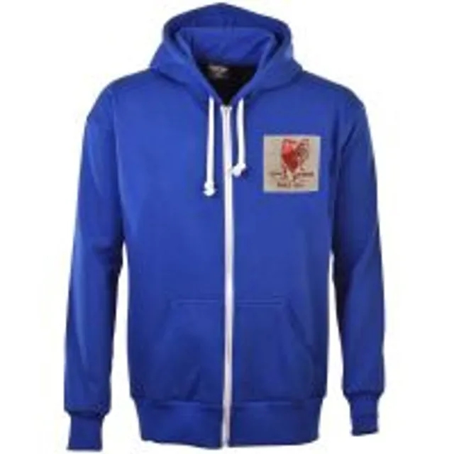 France Rooster 1924 Vintage Zipped Hoodie - Royal