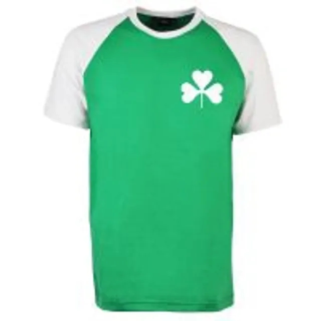 Republic of Ireland Raglan Sleeve Green/White T-Shirt