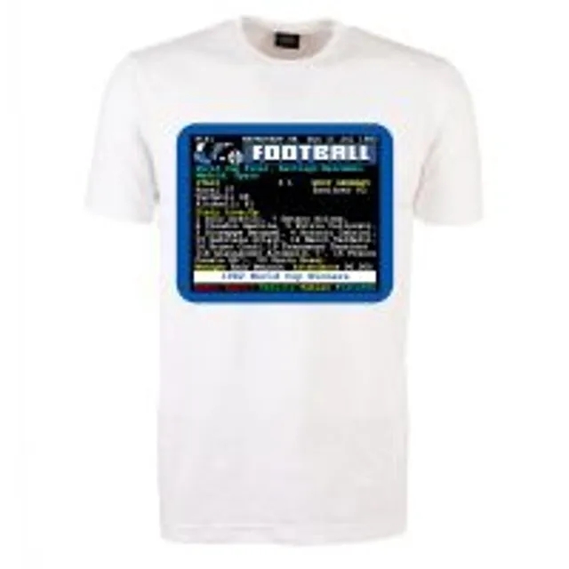 1982 World Cup Final Italy v West Germany Retrotext T-Shirt