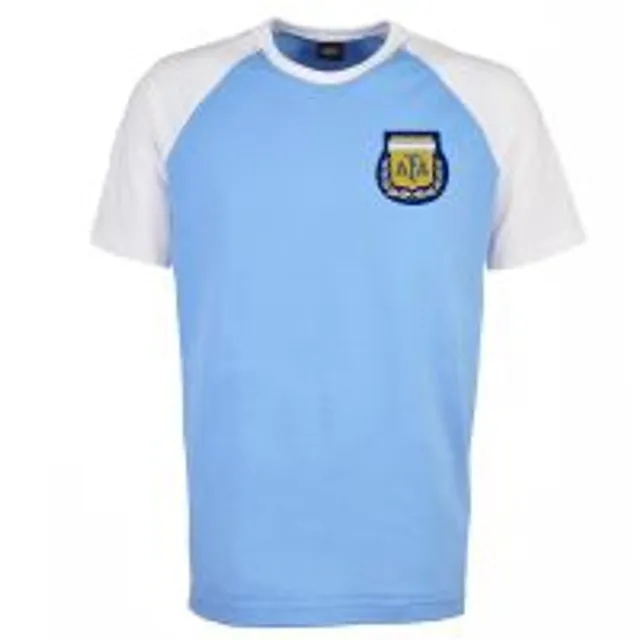 Argentina Raglan Sleeve Sky/White T-Shirt