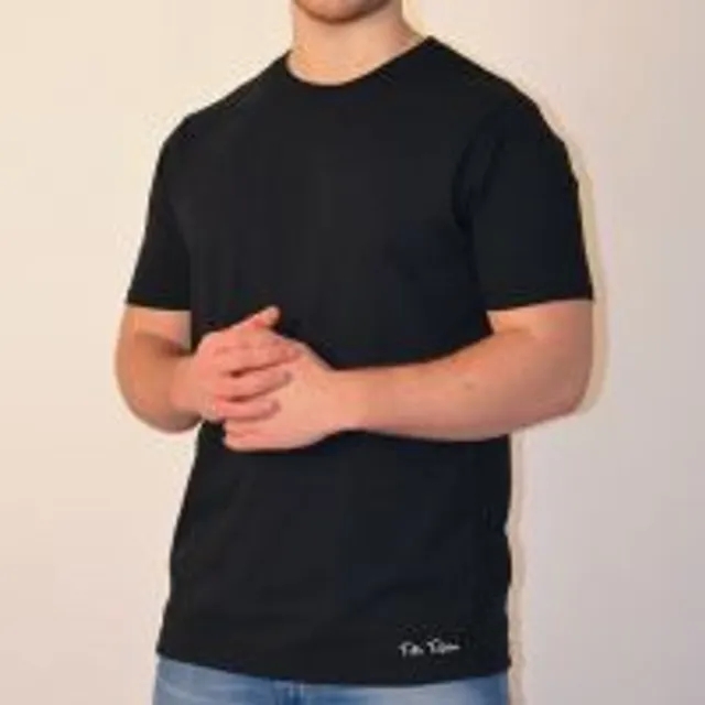 Toffs Retro Black Tee Shirt