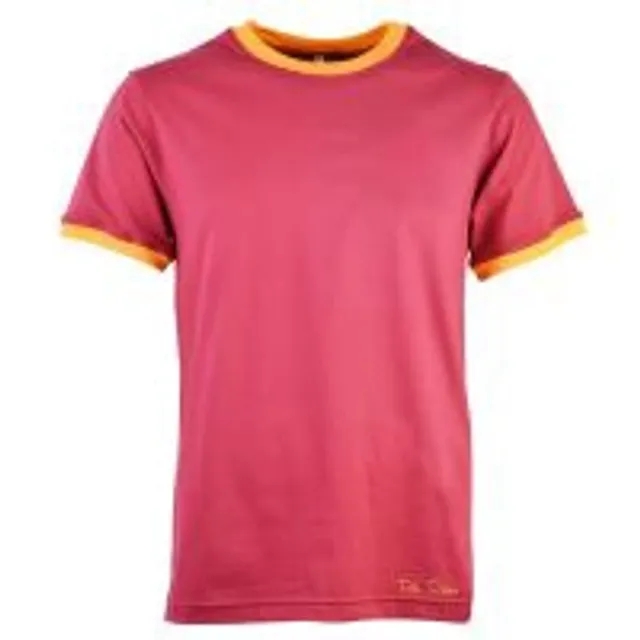 Toffs Retro Maroon/Amber Tee Shirt