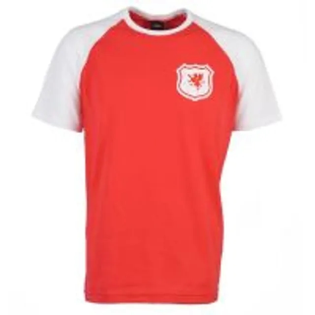Wales Raglan Sleeve Red/White T-Shirt