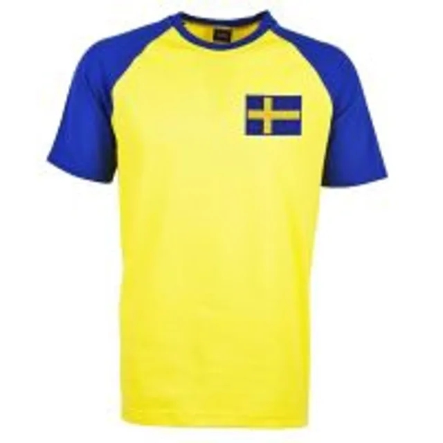 Sweden Raglan Sleeve Yellow/Royal T-Shirt