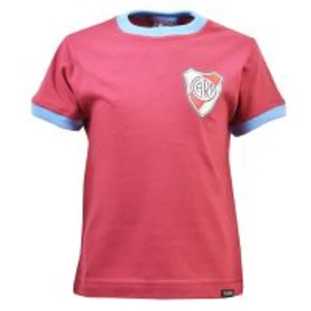 Kids River Plate 12th Man T-Shirt - Maroon/Sky Ringer
